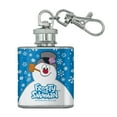 thumbnail image 1 of Frosty the Snowman Snowing Stainless Steel 1oz Mini Flask Key Chain, 1 of 4