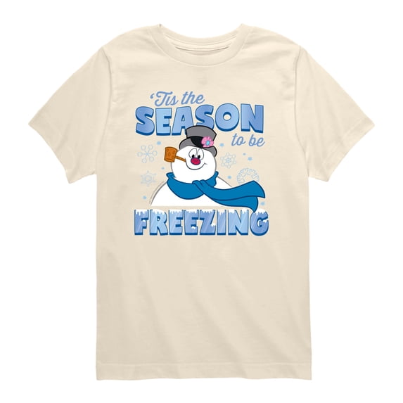 Frosty the Snowman - Tis The Season To Be Freezing - Toddler Boys Short Sleeve Graphic T-Shirt