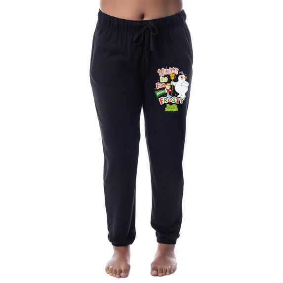 Frosty the Snowman Womens' Winter's No Fun Sleep Jogger Pajama Pants
