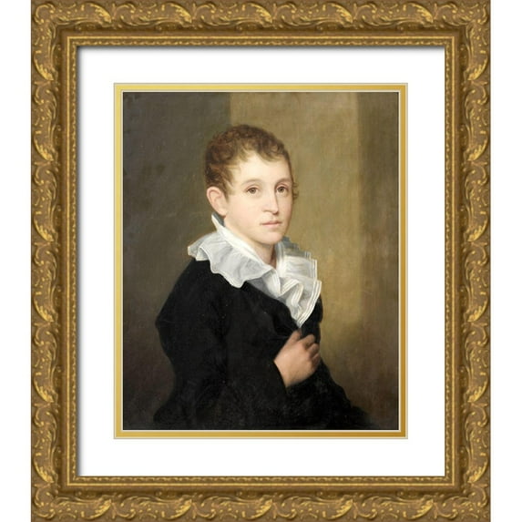 Frothingham, James 20x24 Gold Ornate Wood Framed with Double Matting Museum Art Print Titled - Samuel Barber Clark