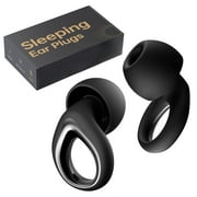 GAJIOPO Ear Plugs for Sleeping Noise Cancelling,Reusable Silicone Earplugs with 30dB Noise Reduction for Snoring, Travel, Sleep, Deep Focus,Hearing Protection, Black