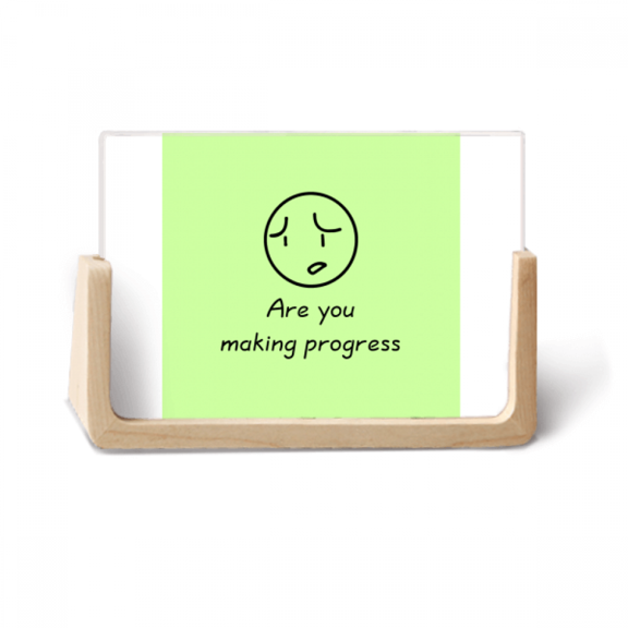 Frown Confused Doubt Latest Expression Photo Wooden Photo Frame Tabletop Display