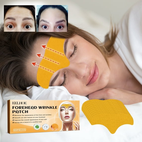 Frown Line Tightening Patch Reduces Fine Lines, Smoothes Forehead Wrinkles, Tightens Skin, Anti-Wrinkle Patch