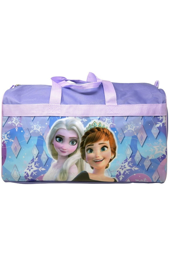 Frozen 2 600D Polyester Duffle Bag with printed PVC Side Panels