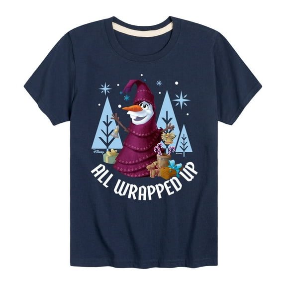 Frozen 2 - All Wrapped Up - Toddler And Youth Short Sleeve Graphic T-Shirt