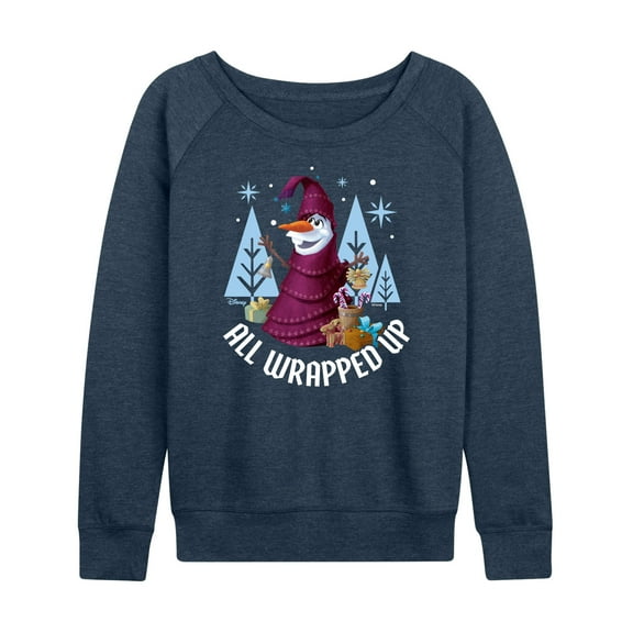 Frozen 2 - All Wrapped Up - Women's Lightweight French Terry Long Sleeve Shirt