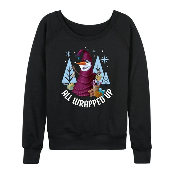 Frozen 2 - All Wrapped Up - Women's Lightweight French Terry Long Sleeve Shirt