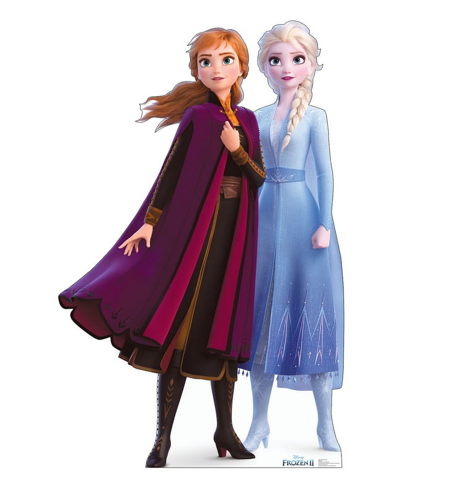 Frozen 2 Anna & Elsa Life Size Cardboard Standup