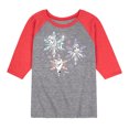 thumbnail image 1 of Frozen 2 - Anna Elsa Olaf Snow - Toddler And Youth Raglan Graphic T-Shirt, 1 of 6