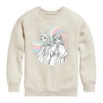 thumbnail image 1 of Frozen 2 - Anna Elsa Rainbow - Toddler And Youth Crewneck Fleece Sweatshirt, 1 of 5