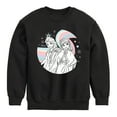 thumbnail image 1 of Frozen 2 - Anna Elsa Rainbow - Toddler And Youth Crewneck Fleece Sweatshirt, 1 of 5