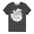 thumbnail image 1 of Frozen 2 - Anna Elsa Rainbow - Toddler And Youth Short Sleeve Graphic T-Shirt, 1 of 5