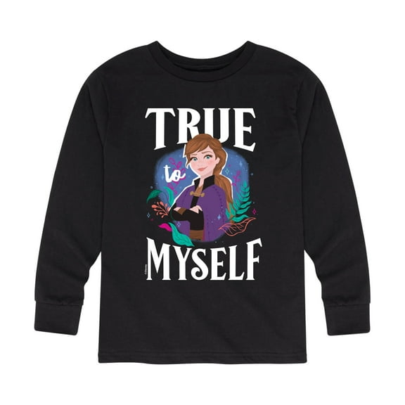 Frozen 2 - Anna True To Myself - Toddler And Youth Long Sleeve Graphic T-Shirt
