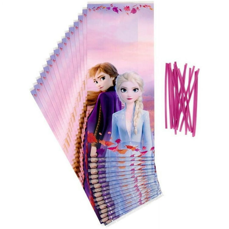Frozen 2 Anna and Elsa Treat and Candy Bags 16 Count 1912 0 0126 Walmart