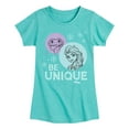 thumbnail image 1 of Frozen 2 - Be Unique - Toddler And Youth Girls Short Sleeve Graphic T-Shirt, 1 of 5