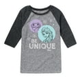 thumbnail image 1 of Frozen 2 - Be Unique - Toddler And Youth Raglan Graphic T-Shirt, 1 of 4