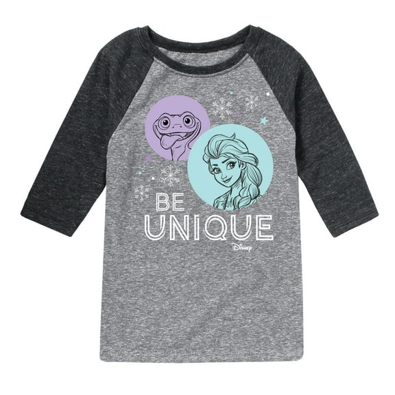 Frozen 2 - Be Unique - Toddler And Youth Raglan Graphic T-Shirt