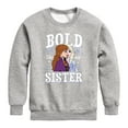 thumbnail image 1 of Frozen 2 - Bold Like My Sister - Toddler And Youth Crewneck Fleece Sweatshirt, 1 of 5