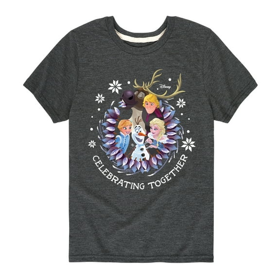 Frozen 2 - Celebrating Together - Toddler And Youth Short Sleeve Graphic T-Shirt