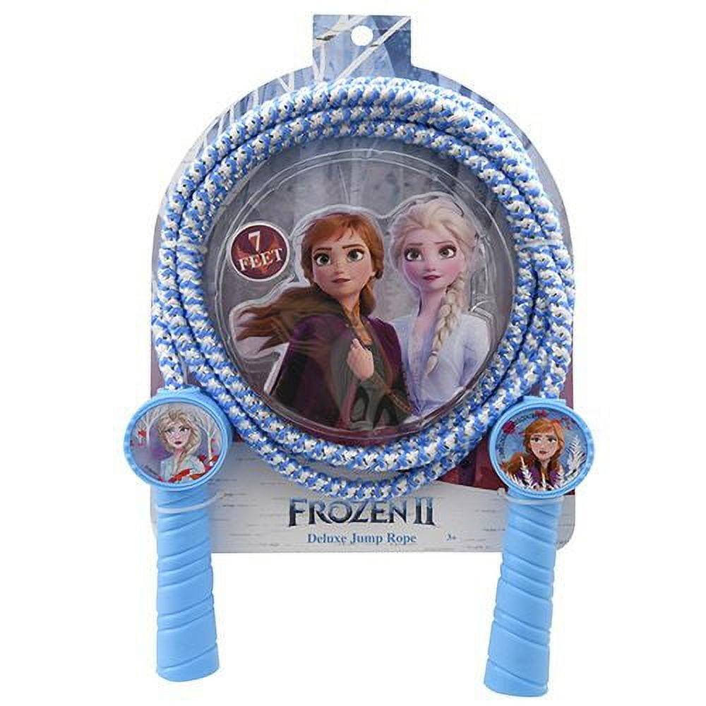 Frozen 2 Deluxe Jump Rope with Shaped Handles in 3D Blister- 2 PACK