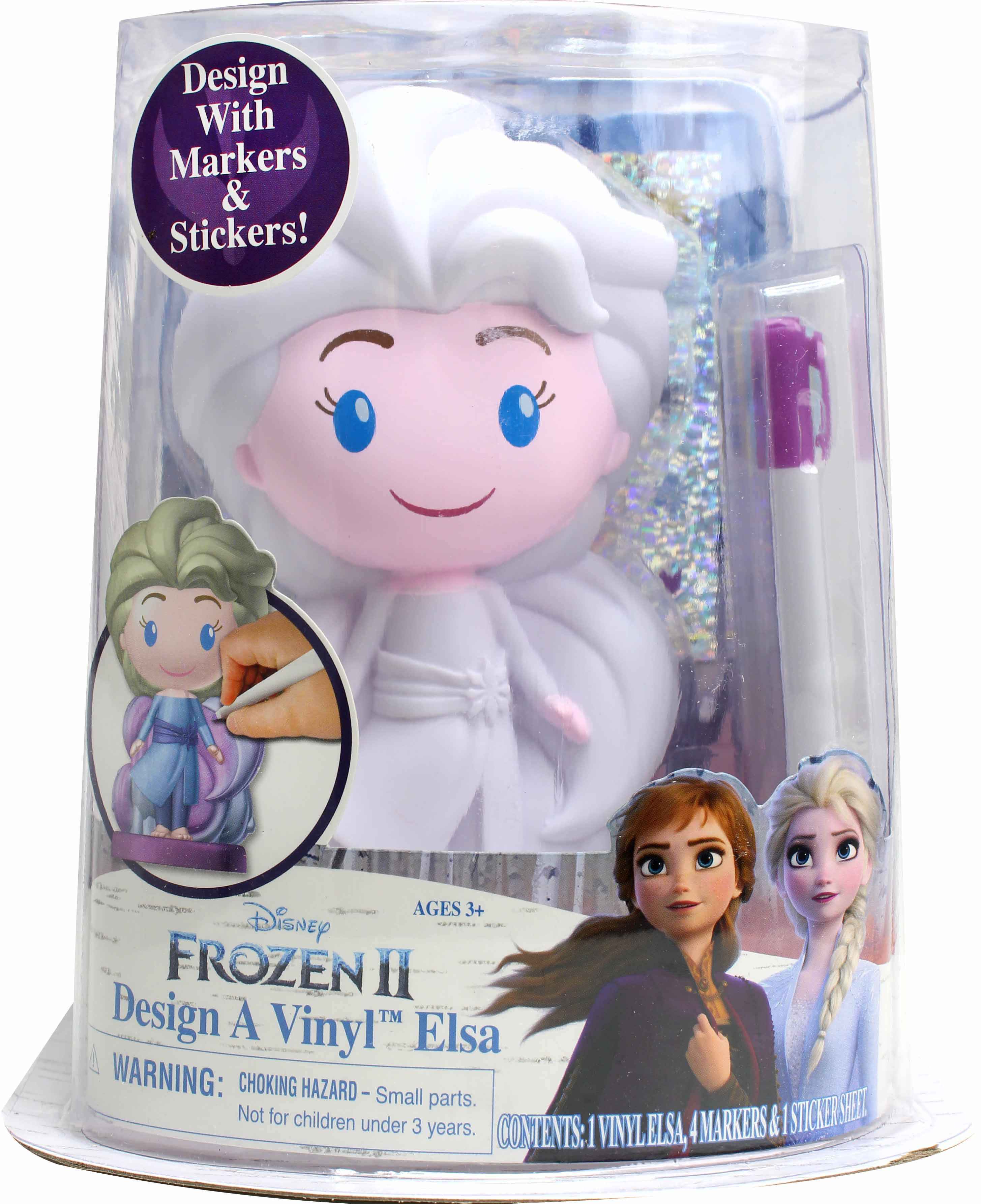 Frozen 2 Design a Vinyl Craft Set w/ Markers & Stickers - Elsa - image 1 of 3