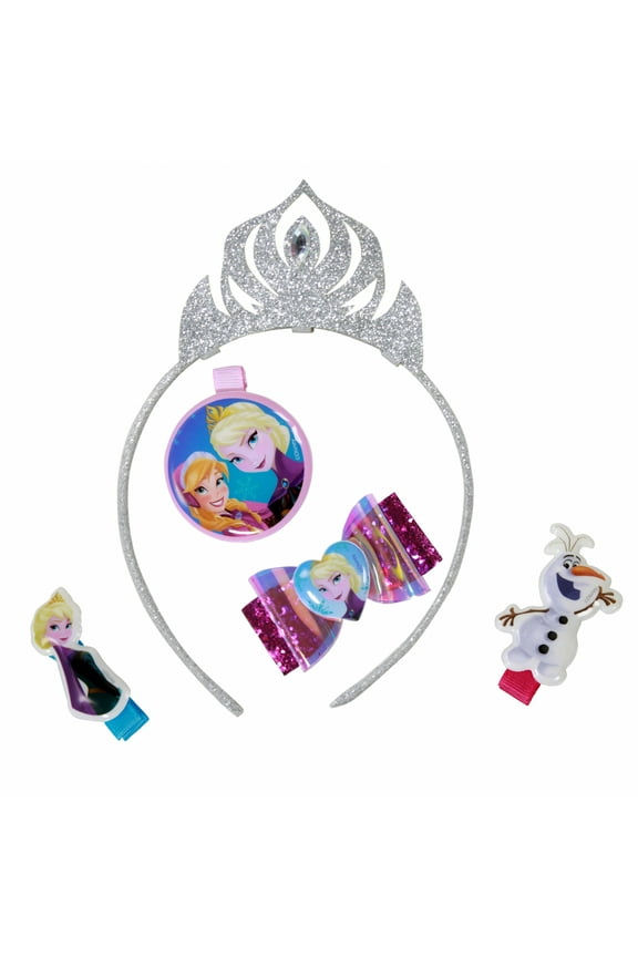 Frozen 2 Elsa Anna Assorted Hair Accessories Gift Sets with Hair Brush Hair Clips Barrettes Scrunchies, Ages 3-12