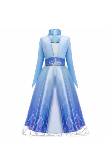 navy blue dress for baby girl Elsa Dress Princess Dress Frozen Birthday Party Dress or Portrait main image 1