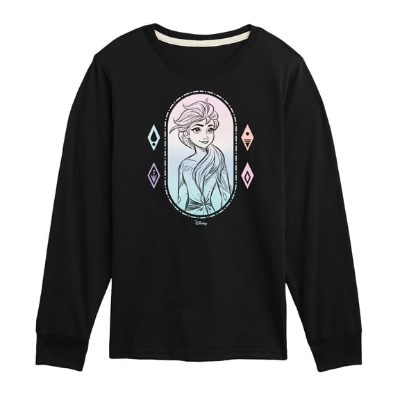 Frozen 2 - Elsa Portrait - Toddler And Youth Long Sleeve Graphic T-Shirt