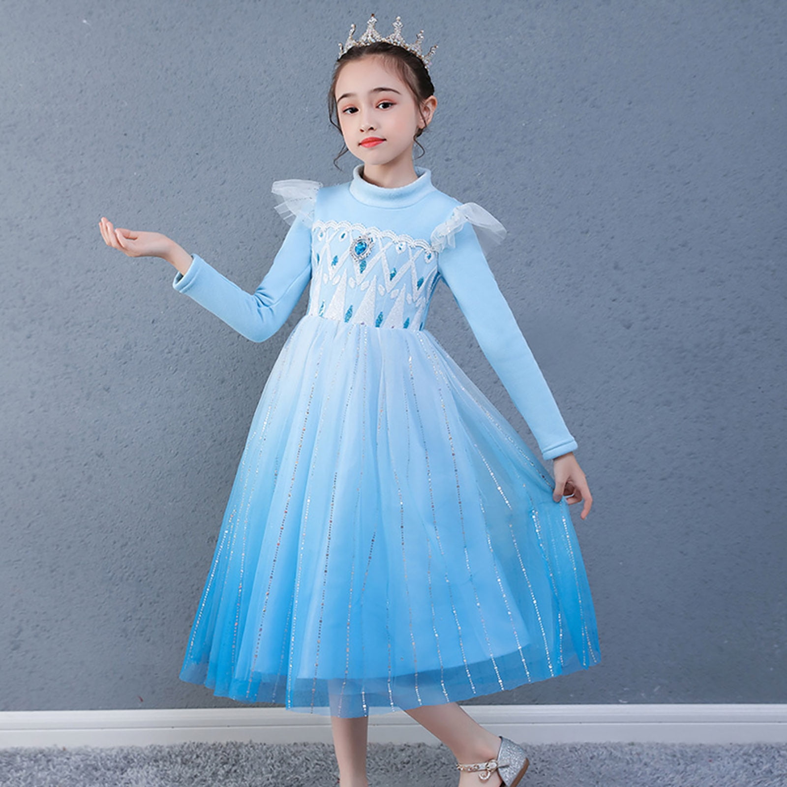 Frozen 2 Elsa Dress Up Girls Fancy Cosplay Kids Costume Party Outfit NEW |  eBay