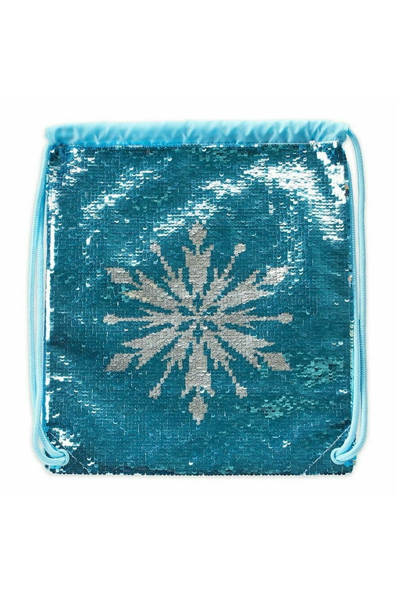Frozen 2 Elsa Snowflake Sequin Swim Bag Tote