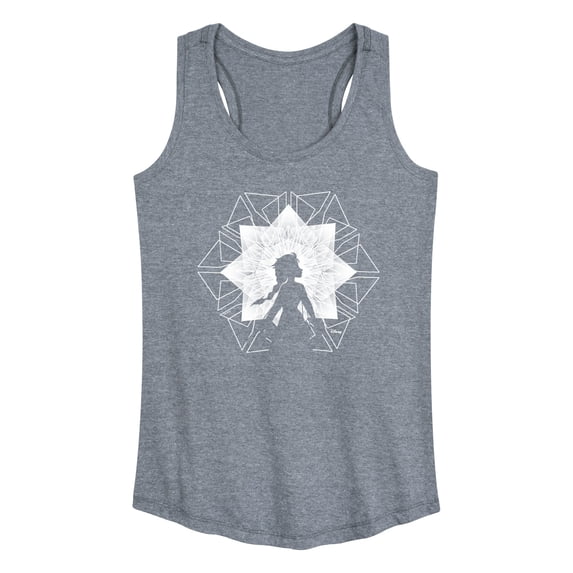 Frozen 2 - Elsa Snowflake Women's Graphic Racerback Tank