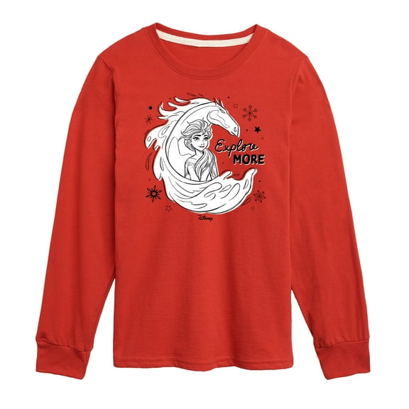 Frozen 2 - Explore More - Toddler And Youth Long Sleeve Graphic T-Shirt
