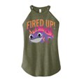 thumbnail image 1 of Frozen 2 - Fired Up - Juniors High Neck Tank Top, 1 of 5