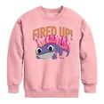 thumbnail image 1 of Frozen 2 - Fired Up - Toddler And Youth Crewneck Fleece Sweatshirt, 1 of 4