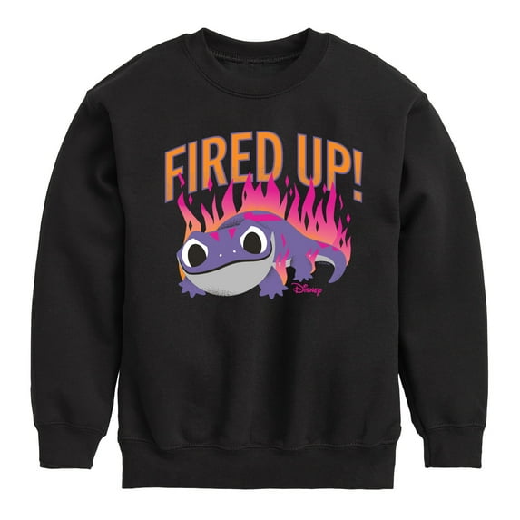 Frozen 2 - Fired Up - Toddler And Youth Crewneck Fleece Sweatshirt