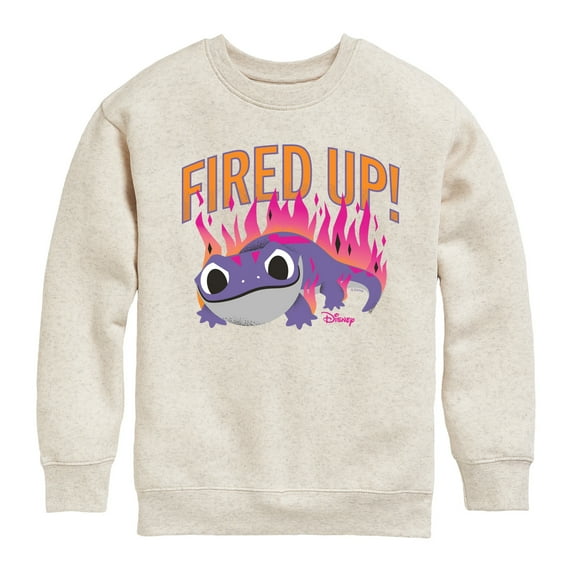 Frozen 2 - Fired Up - Toddler And Youth Crewneck Fleece Sweatshirt