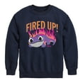 thumbnail image 1 of Frozen 2 - Fired Up - Toddler And Youth Crewneck Fleece Sweatshirt, 1 of 5