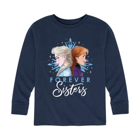 Frozen 2 - Forever Sisters - Toddler And Youth Long Sleeve Graphic T-Shirt