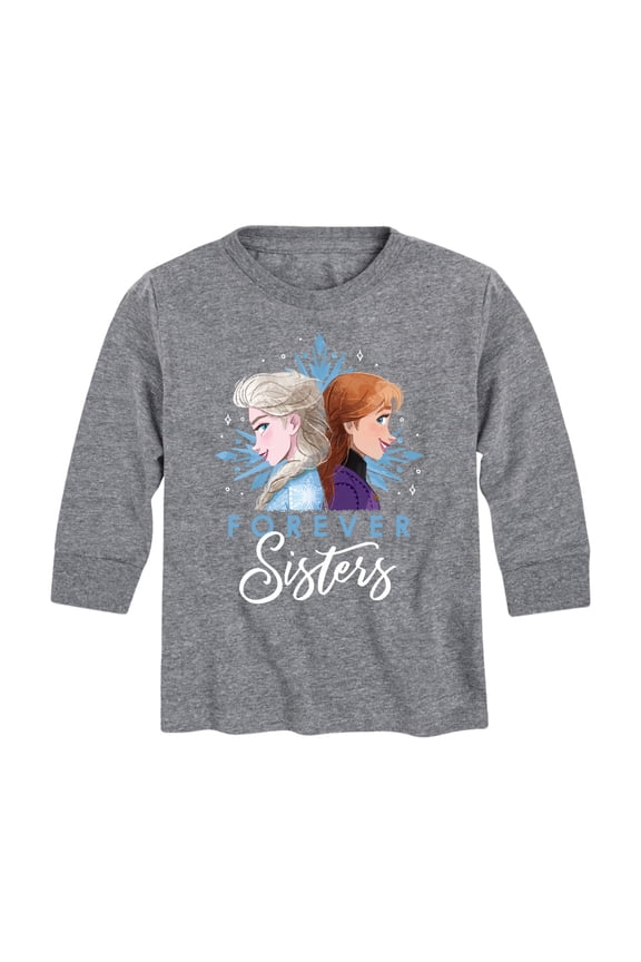 2 - Forever Sisters - Toddler And Youth Long Sleeve Graphic T-Shirt