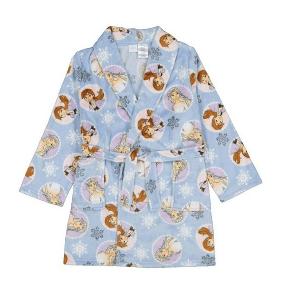 Frozen 2 (Girl's 4-12) Luxe Plush Sleepwear Robe & Bathrobe, Blue