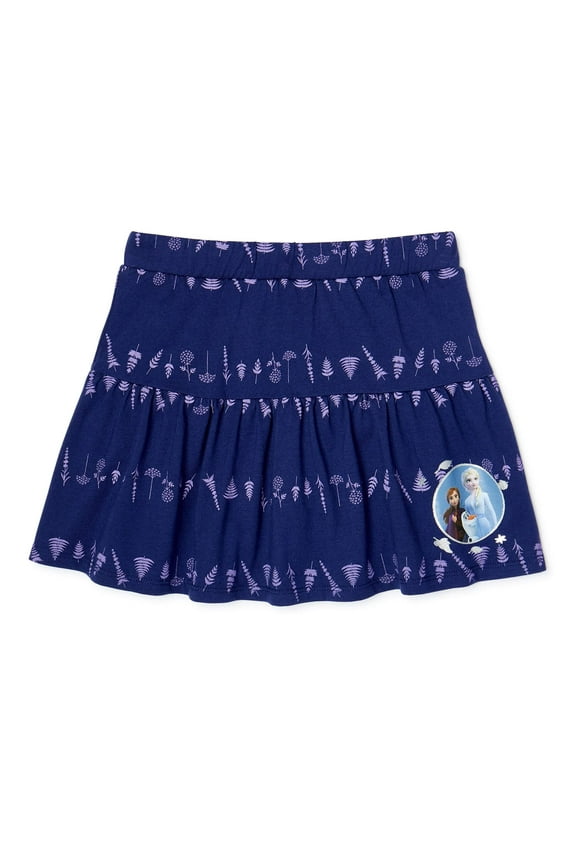 Frozen 2 Girls Knit Scooter Skirt, Sizes 4-16