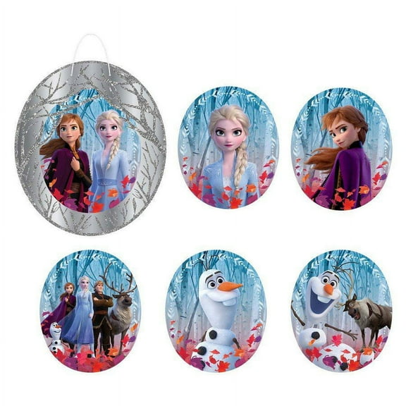Frozen 2 Glitter Wall Frame and Cutout Decorating