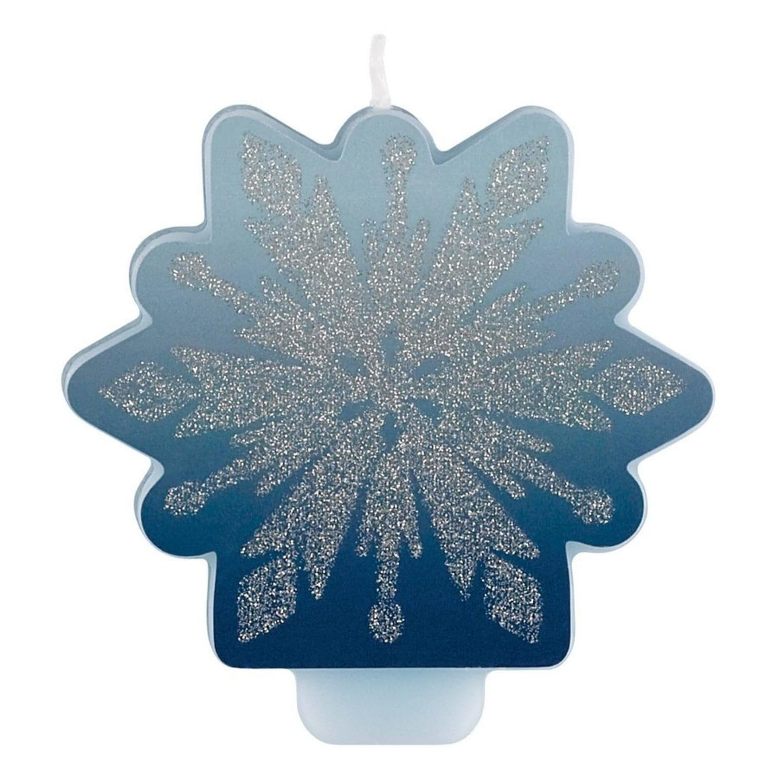 Frozen 2 Glitter and Decal Candle