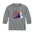 thumbnail image 1 of Frozen 2 - I Like Warm Hugs - Toddler And Youth Long Sleeve Graphic T-Shirt, 1 of 5