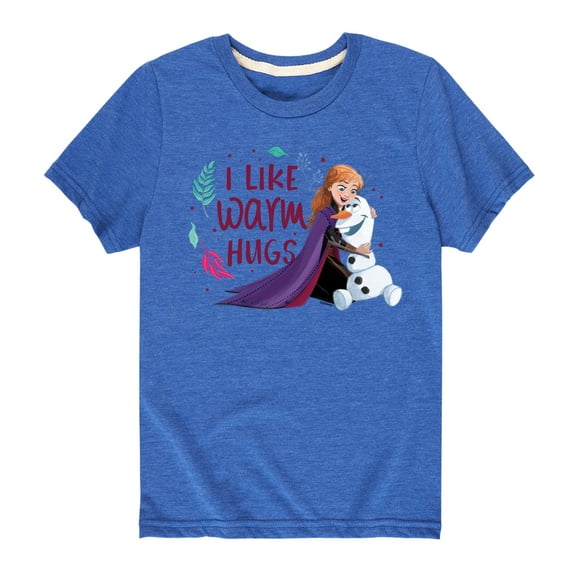 Frozen 2 - I Like Warm Hugs - Toddler And Youth Short Sleeve Graphic T-Shirt