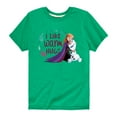 thumbnail image 1 of Frozen 2 - I Like Warm Hugs - Toddler And Youth Short Sleeve Graphic T-Shirt, 1 of 5