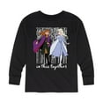 thumbnail image 1 of Frozen 2 - In This Together - Toddler And Youth Long Sleeve Graphic T-Shirt, 1 of 5