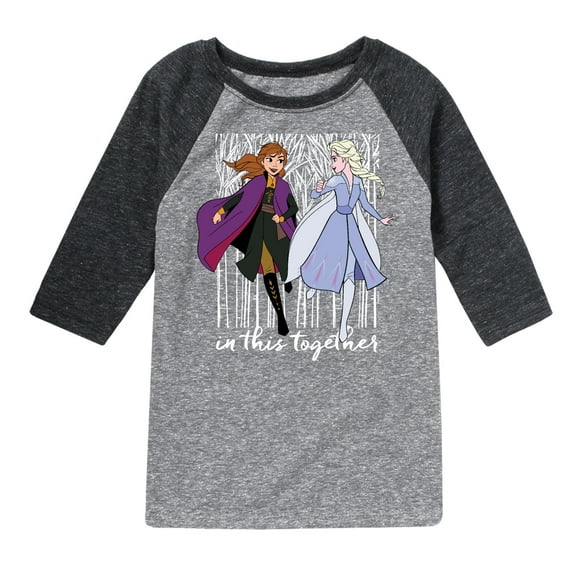 Frozen 2 - In This Together - Toddler And Youth Raglan Graphic T-Shirt