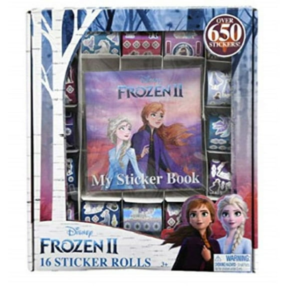 Frozen 2 Jumbo Sticker Activity Box with 16 Rolls & 2 Albums