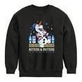 thumbnail image 1 of Frozen 2 - Kittens And Mittens - Toddler And Youth Crewneck Fleece Sweatshirt, 1 of 5